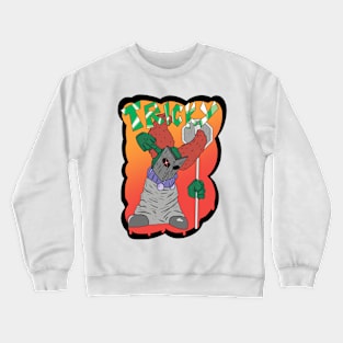 another Tricky fnf mod character graffiti Crewneck Sweatshirt